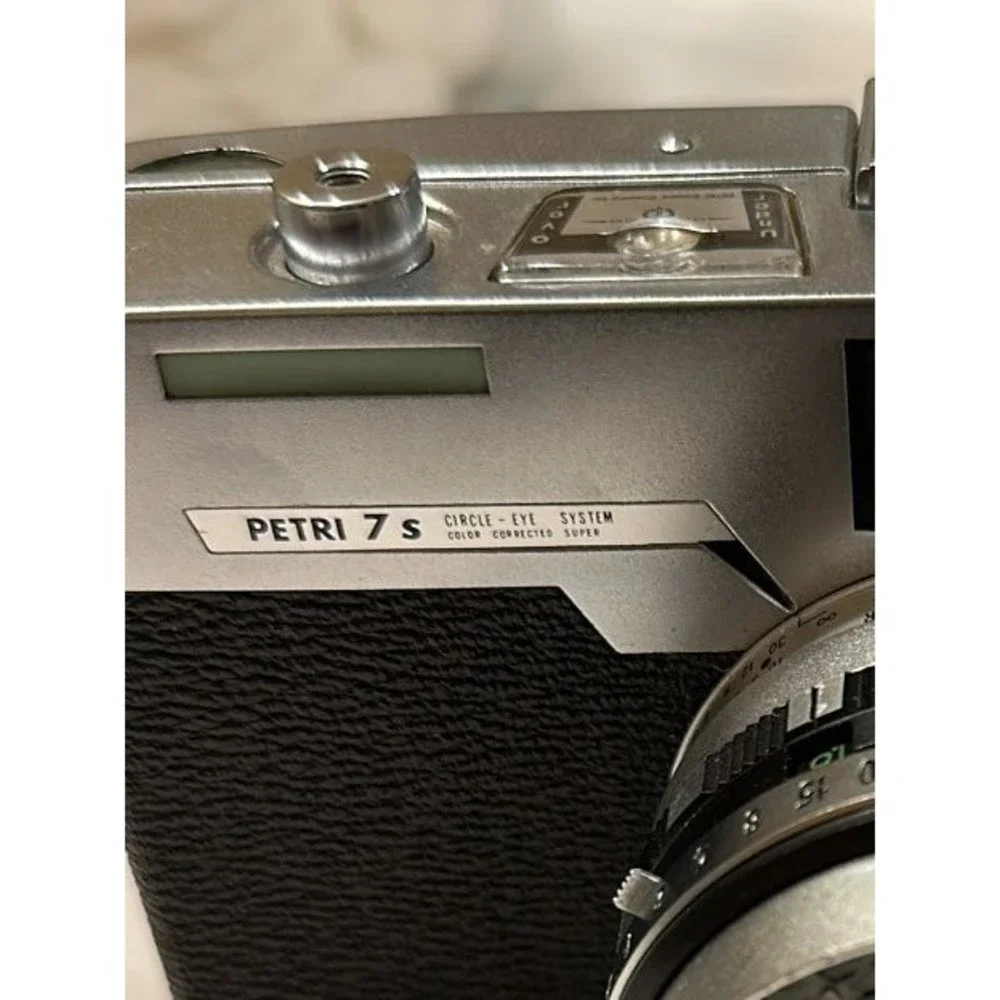 PETRI 7S - Vintage 35mm Film Camera made in Japan in 60's/ Rangefinder Camera/Ci - Picture 10 of 10